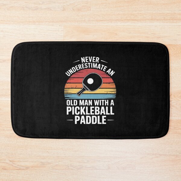 Item preview, Never Underestimate An Old Man With A Pickleball Paddle designed and sold by imsamaharem.