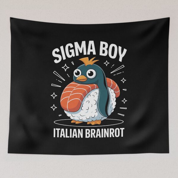 Item preview, Sigma Penguin Boy Funny Italian designed and sold by ReadySide.