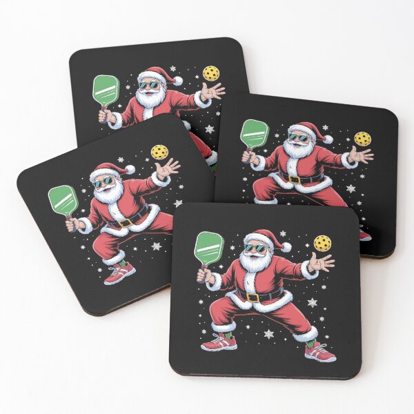 Artikelvorschau, Der Weihnachtsmann spielt Pickleball entworfen und verkauft von Elenasriveras.