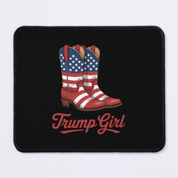 Item preview, Trump Girl American Flag Vote Trump Girl Republican Cowgirl designed and sold by GamtosMintys.