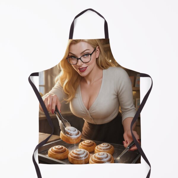 Item preview, Ilya in kitchen with cinnamon rolls sugar dusting designed and sold by CathryneDelamort.