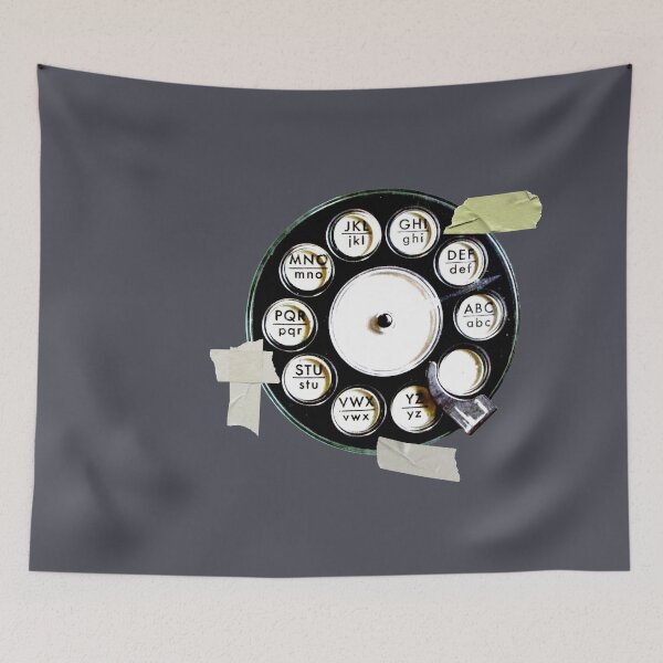 Item preview, Phone Dial, Masking Tape Sticker, Retro Phone designed and sold by suekieper.