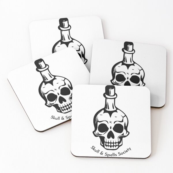 Item preview, Skull & Spells Society Potion Bottle and Skull Design designed and sold by Jirada.