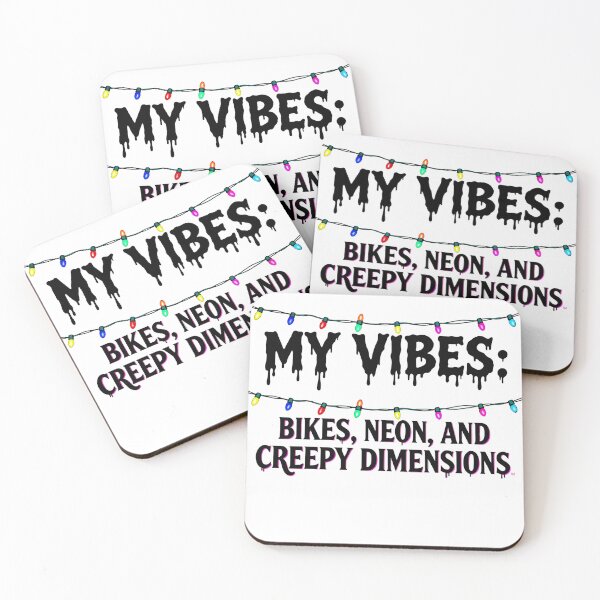 Item preview, My Vibes: Bikes, Neon, and Creepy Dimensions. Retro & Spooky Design designed and sold by Anastasiia Yurevych.
