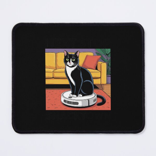 Item preview, Next Stop Snacktown Cat On Robot Vacuum Cleaner Funny designed and sold by imsamaharem.