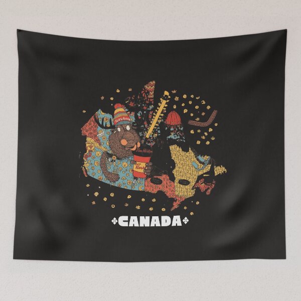 Item preview, Canada Beaver Tim Hortons Maple Syrup Hockey Funny designed and sold by TitanRN.