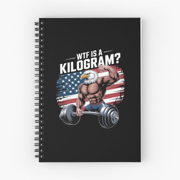 Item preview, 4th of July Gym Patriotic Eagle USA WTF is A Kilogram  designed and sold by RsFilsingerArt.