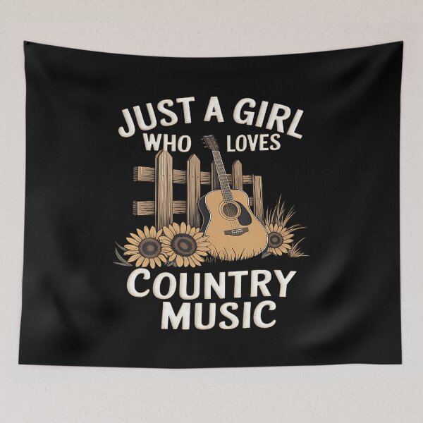 Item preview, Girl Vintage Western 90S Just A Girl Who Loves Country Music designed and sold by EricaMaude1.
