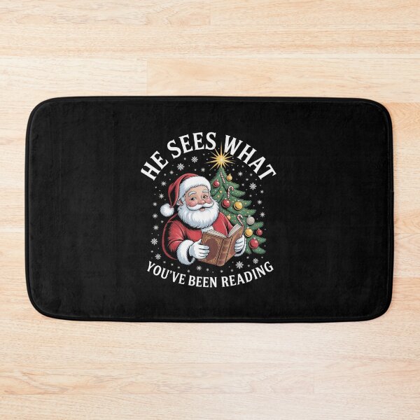 Item preview, sHe Sees What You'Ve Been Reading Christmas designed and sold by Elenasriveras.