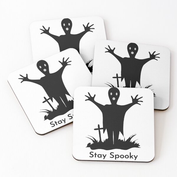 Item preview, Stay Spooky Ghost and Graveyard Silhouette designed and sold by Jirada.
