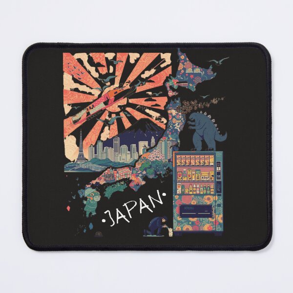 Item preview, Japan Aesthetic Collage | Tokyo Godzilla Shinkansen Mt Fuji Vending Machine Vaporwave Pop Art designed and sold by TitanRN.