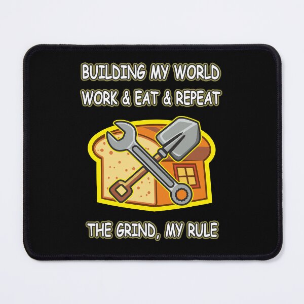Item preview, Craft & Crust - Work, Eat, Repeat designed and sold by Aceofspace3000.