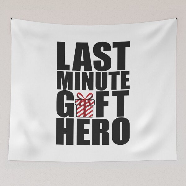 Item preview, Last Minute Gift Hero – Funny Christmas Tee designed and sold by EcoArtTees.