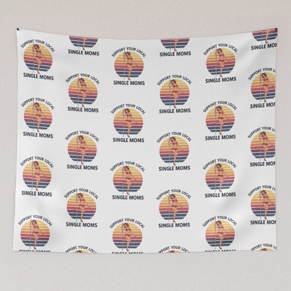Item preview, Support your local single moma! designed and sold by NicMacTees.
