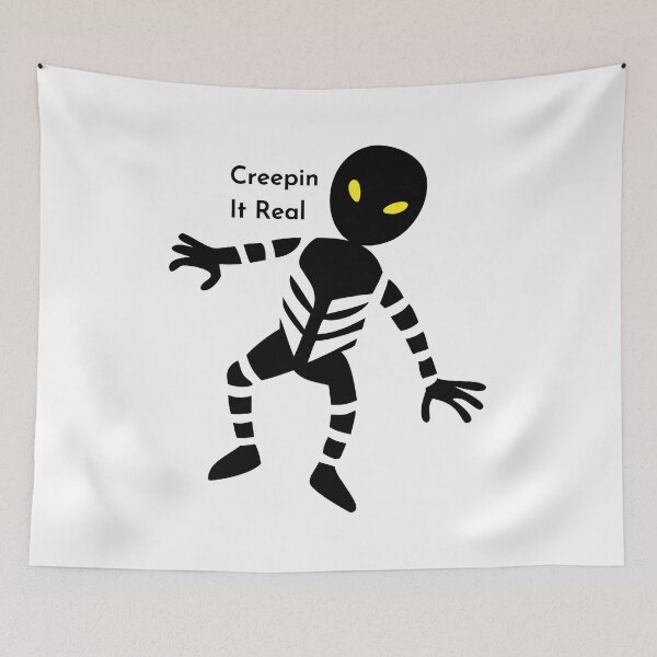 Item preview, Creepin It Real Skeleton Man Funny Halloween Design designed and sold by Jirada.