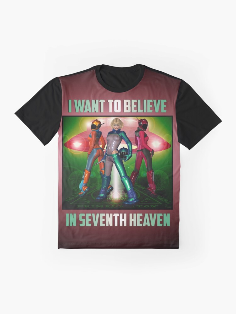 Alternate view of UFO Space Girls From Seventh Heaven Venus Graphic T-Shirt