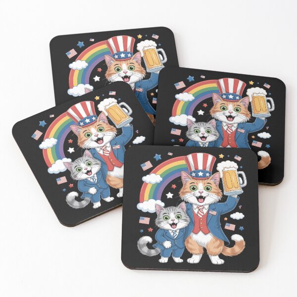 Item preview, Cat 4th of July Caticorn Unicorn Meowica Women Men  designed and sold by RsFilsingerArt.