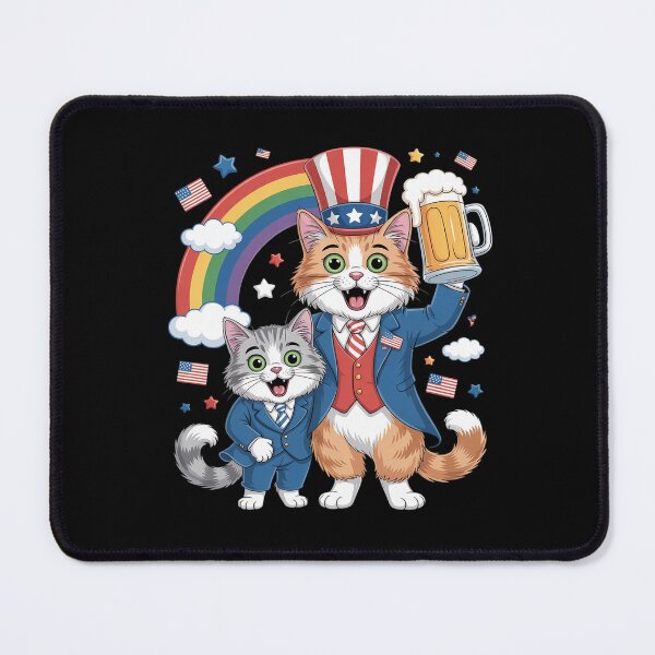 Item preview, Cat 4th of July Caticorn Unicorn Meowica Women Men designed and sold by RsFilsingerArt.