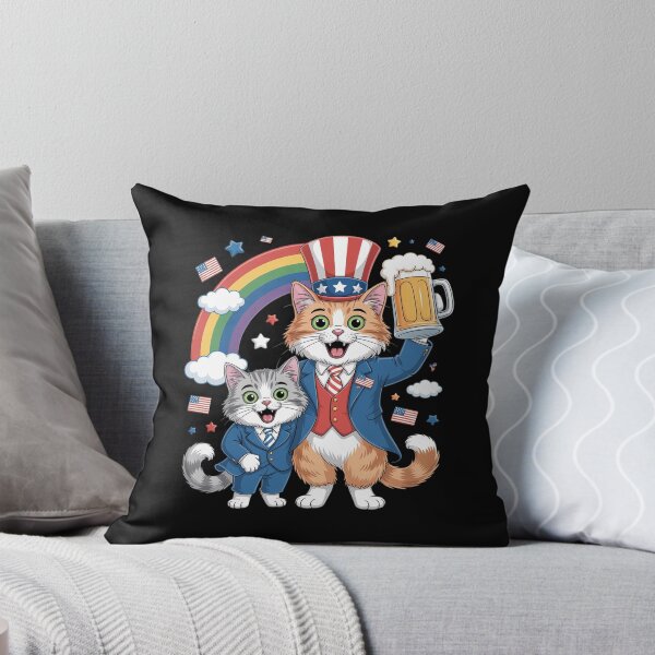 Item preview, Cat 4th of July Caticorn Unicorn Meowica Women Men  designed and sold by RsFilsingerArt.