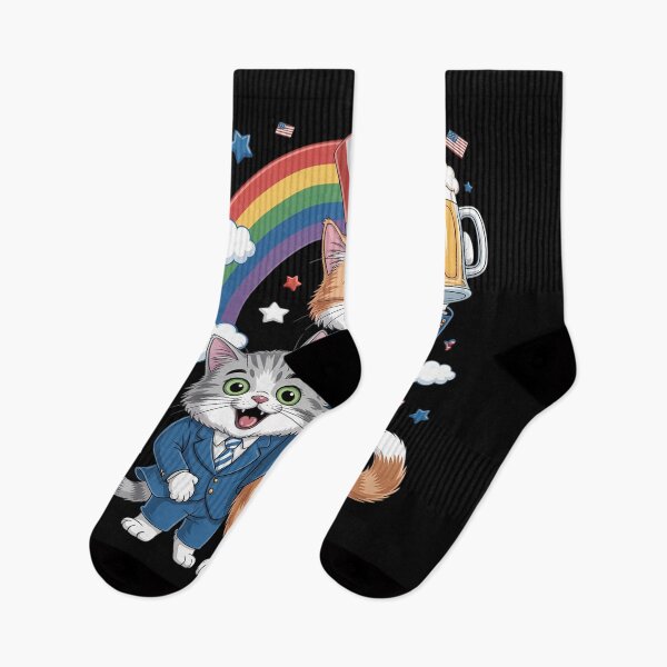 Item preview, Cat 4th of July Caticorn Unicorn Meowica Women Men  designed and sold by RsFilsingerArt.