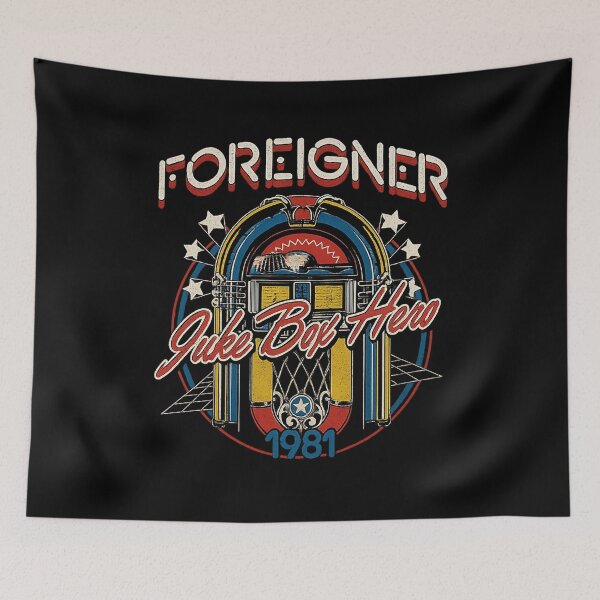 Item preview,  Foreigner  Juke Box Hero 1981 (Vintage Machine Badge) designed and sold by LillianaCole.