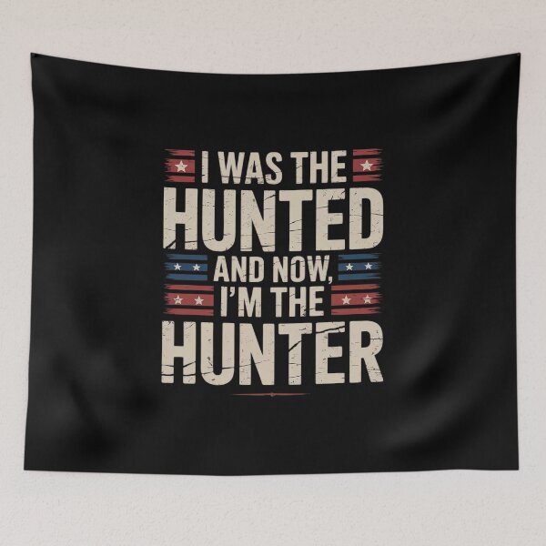 Item preview, Funny Minimalist I Was The Hunted Now I'm The Hunter  designed and sold by VerseFarm.