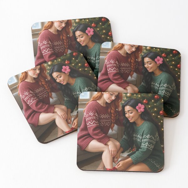 Item preview, Rowan Shanti festive sweaters by Christmas tree designed and sold by CathryneDelamort.
