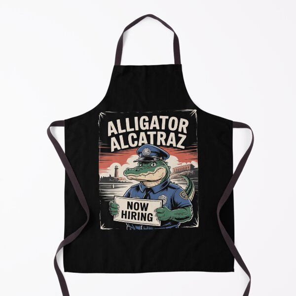 Item preview, Funny Prison Meme Guard Humor Sarcasm Alligator Alcatraz designed and sold by VerseFarm.
