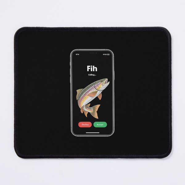 Item preview, Fih Calling Decline Accept Phone Call  designed and sold by RsFilsingerArt.