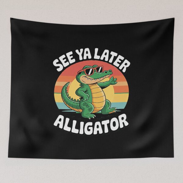 Item preview, Funny See Ya Later Alligator Kids Boy Toddler  designed and sold by VerseFarm.