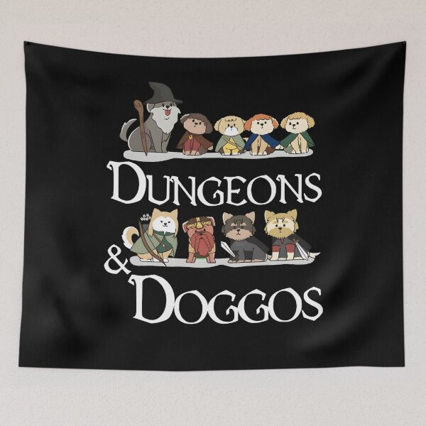 Item preview, Dungeons & Doggos  designed and sold by HeidixHDesigns.