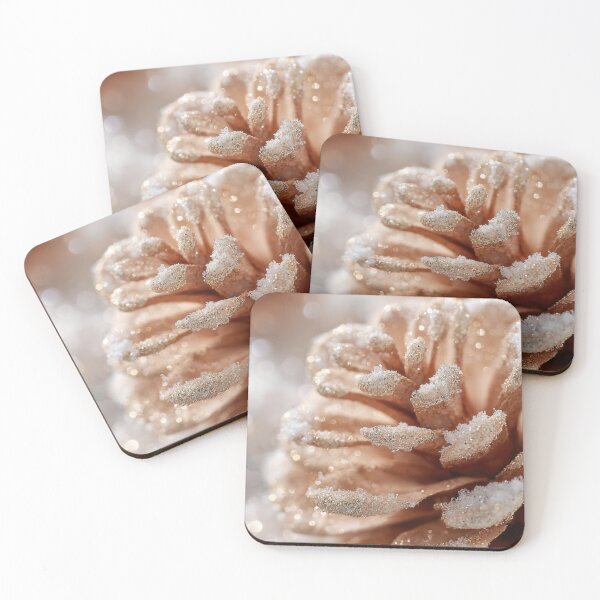 Item preview, Snowy pine cone decor designed and sold by anytka.