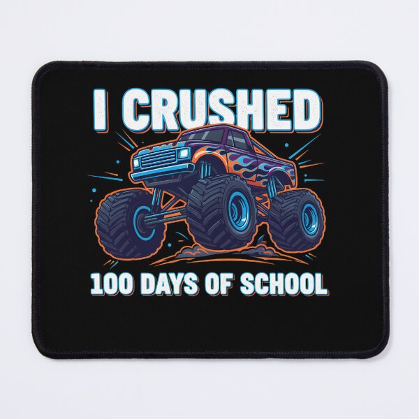 Item preview, I Crushed 100 Days of School Monster Truck 100th Day of School designed and sold by THREE LITTLE BEANS.