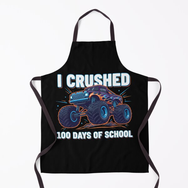 Item preview, I Crushed 100 Days of School Monster Truck 100th Day of School designed and sold by THREE LITTLE BEANS.