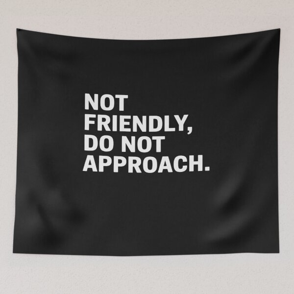 Item preview, Not Friendly Don’t Approach designed and sold by JessicaWalshdf.