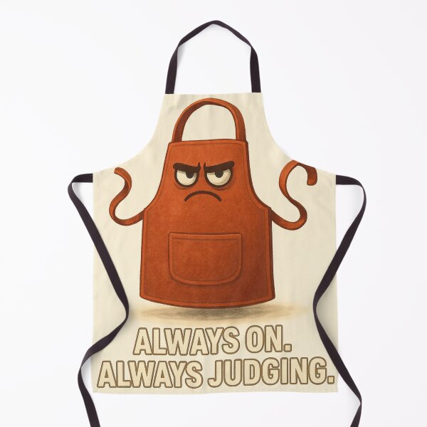 Item preview, Funny BBQ Apron Design – “This Apron Is My Smoke Detector” designed and sold by TroyTheTerrific.