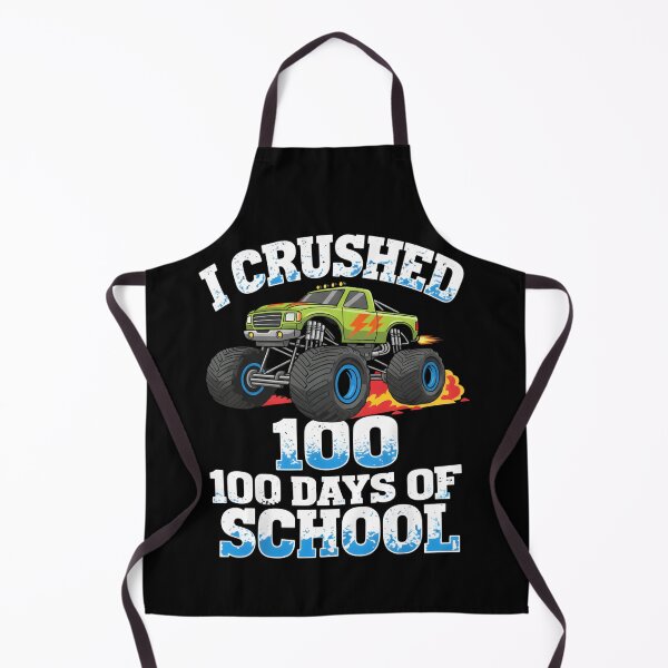 Item preview, I Crushed 100 Days of School Monster Truck 100th Day of School designed and sold by THREE LITTLE BEANS.