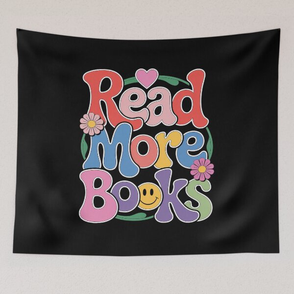 Item preview, Read More Books Floral Bookish Reader Book Lover Library designed and sold by IhanVaanMaArt.