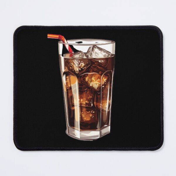 Item preview, Refreshing Cola Drink with Ice and Straw Design designed and sold by girardtim.