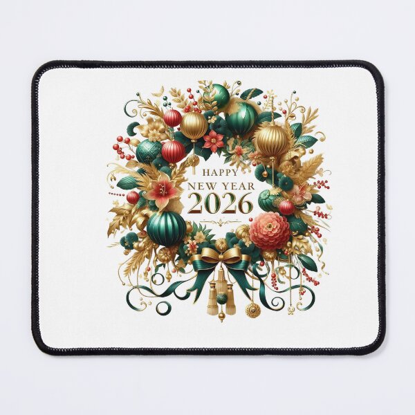 Item preview, Happy New Year 2026 Ornaments – Festive Holiday Graphic designed and sold by GoxyVision.