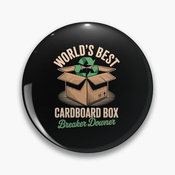 Item preview, World Best Cardboard Box Breaker Downer Funny Eco Hero designed and sold by namibambam.