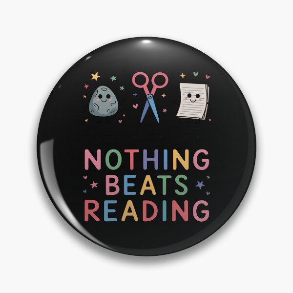 Item preview, Nothing Beats Reading Rock Paper Scissors Funny Books Lover designed and sold by JessicaWalshdf.