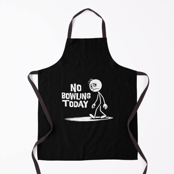 Item preview, No Bowling Today Funny Sad Stick Man Bowler Joke designed and sold by EricaMaude1.