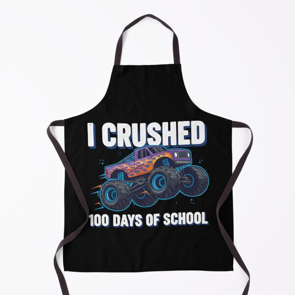 Item preview, I Crushed 100 Days of School Monster Truck 100th Day of School designed and sold by THREE LITTLE BEANS.