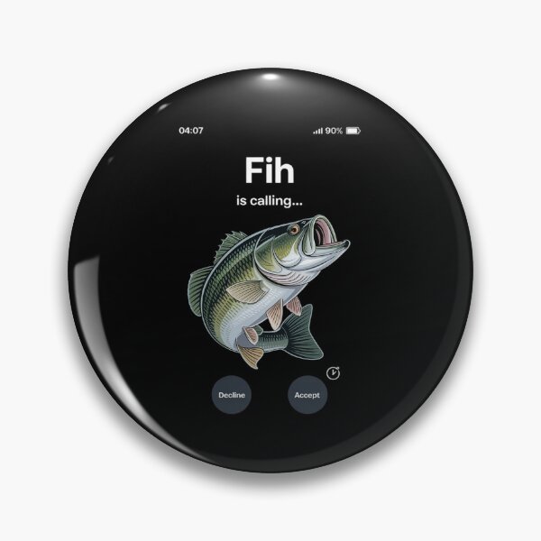 Item preview, Fih Calling Remind me Message Decline Accept Phone Call  1  designed and sold by RsFilsingerArt.