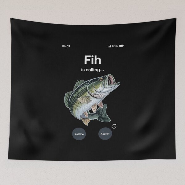 Item preview, Fih Calling Remind me Message Decline Accept Phone Call  1  designed and sold by RsFilsingerArt.