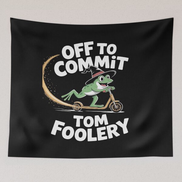 Item preview, Off to Commit Tomfoolery Tee Frog Toad Weirdcore Cottagecore designed and sold by JessicaWalshdf.