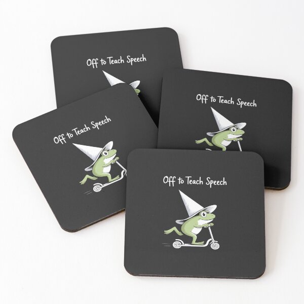 Item preview, Off to Teach Speech SLP Whimsical Frog Speech Therapist designed and sold by JessicaWalshdf.