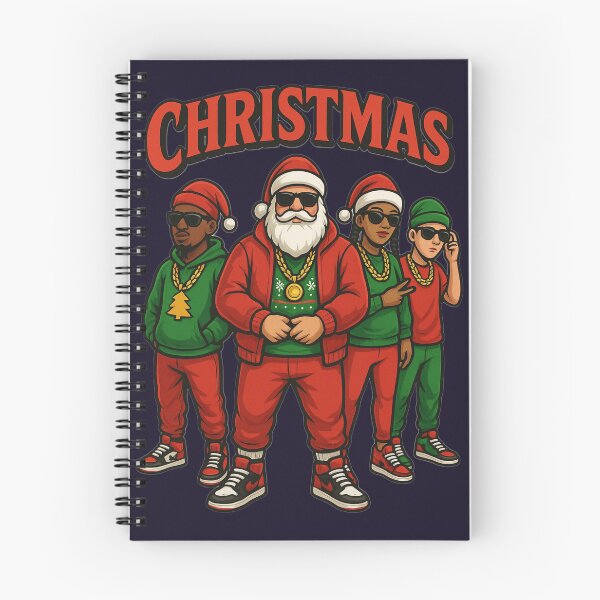 Item preview, Cool Hip Hop Christmas Santa Crew – Urban Streetwear Xmas Design designed and sold by RkRihan.