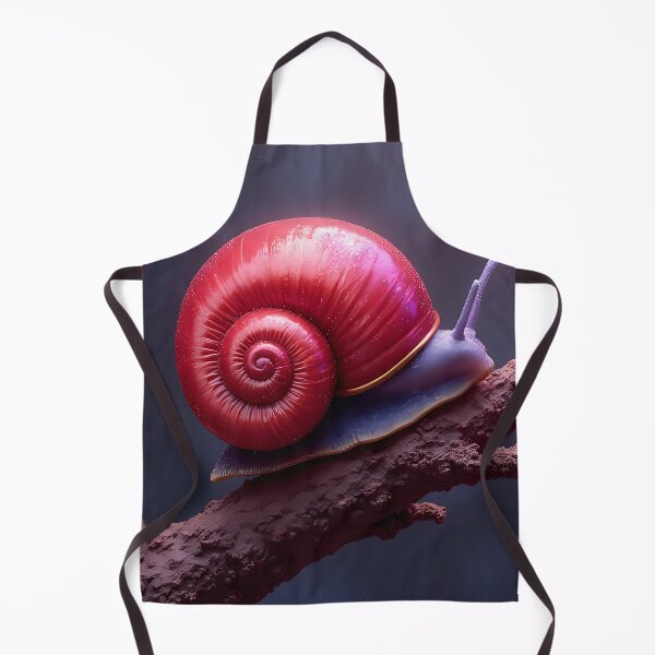 Item preview, Shiny red snail crawls on branch designed and sold by Mianku | Für das Leben.